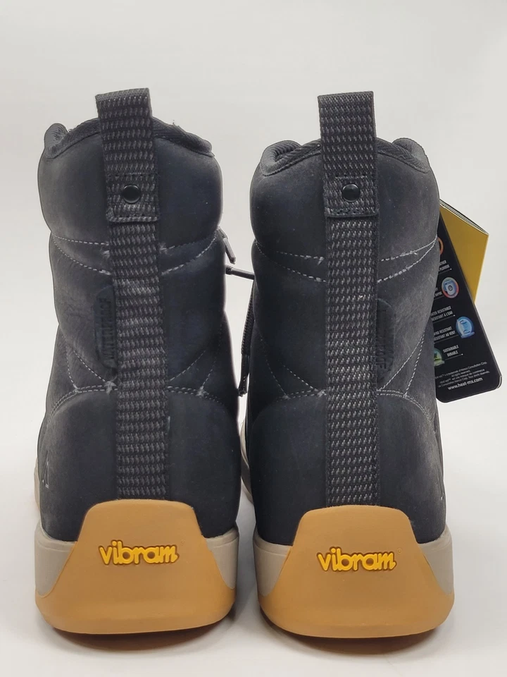 Alpine Design x Kamik Men’s Ezra Black Waterproof Winter Boots Full Leather NEW - Image 3 of 4