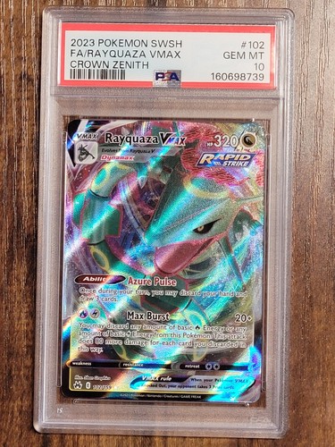 Rayquaza VMAX graded PSA 10 for sale on eBay