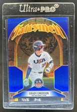 2026 Panini Stars and Stripes Prizm Grady Emerson Talismen Blue #/99