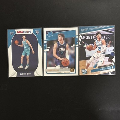 INSANE DEAL   Panini LaMelo Ball Charlotte Hornets Rookie Lot of 3 NBA Hoops