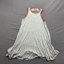 American Eagle Outfitters Soft And Sexy Swing Dress Womens M Gray Cut out Back