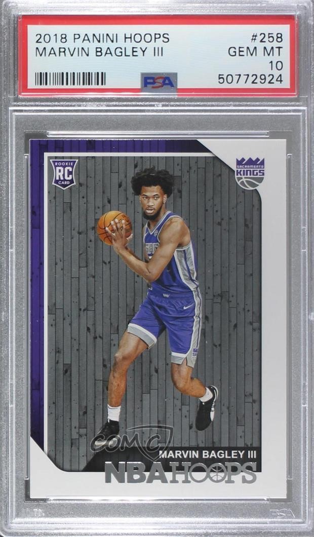 2018-19 Panini NBA Hoops Marvin Bagley III #258 PSA 10 GEM MT 0jy3