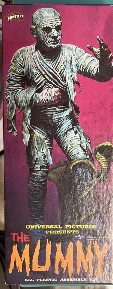 1999 Polar Lights Aurora Plastic Model Kit The Mummy Universal Monsters - Image 3 of 3