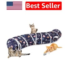 Interactive S-Shape Pet Tunnel with Toy - Perfect for Small Animals at Home
