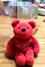 SALVINO BAMMER - AUTOGRAPHED BY JERRY RICE 80 WITH PLASTIC CASE - 8" TALL