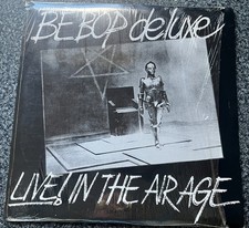 Be Bop Deluxe Live In the air Age 1977 Uk Harvest Vinyl LP Shvl 816 + inner + EP
