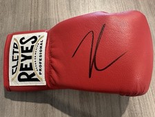 Julio Cesar Chavez Cleto Reyes Autograph Signed Boxing Glove Red