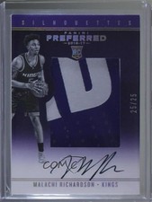 2016 Panini Preferred Rookie Silhouettes Prime 25/25 Malachi Richardson Auto 1u6
