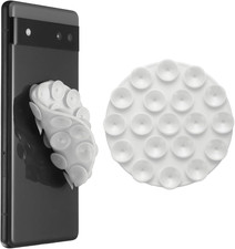 5 Pack Double-Sided Suction Phone Case Mount, 2.76" round Silicone Suction Phone