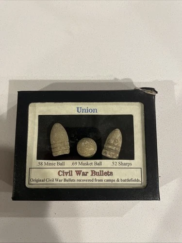Union Civil War Bullets ( Box Bad Condition)