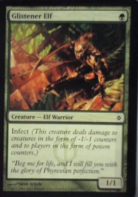 Glistener Elf - New Phyrexia: #111, Magic: The Gathering Nm C370