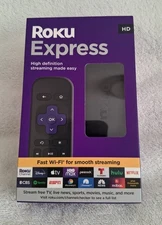 NEW 2022 Roku Express HD WiFi Streaming Device w/ Remote, Cables Factory Sealed