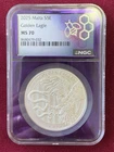 2025 Malta Golden Eagle 5 Euro 1 oz .9999 Fine Silver NGC Graded MS70