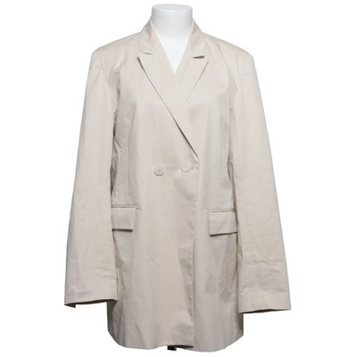 Gentle Herd, Blazer, Größe: L, Beige, Leinen/Polyurethan/Viskose, Einfarbig #vBg