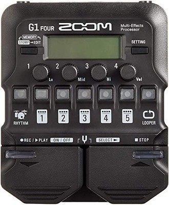 ZOOM Multi-Effects Processor G1 FOUR Electric Guitar Amplifier Cabinet Model
