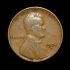 1924-D Lincoln Wheat Cent Fine (F) Coin Semi-Key Date Solid coin