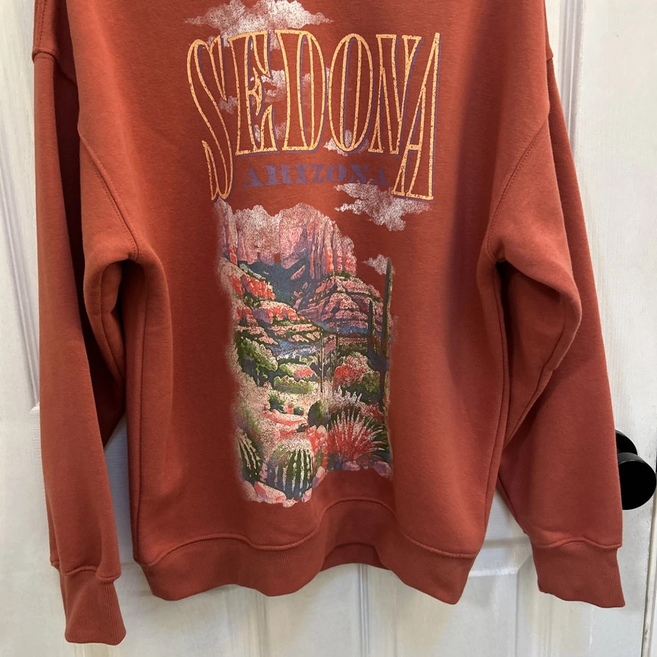 Sudadera para mujer State Of Mine Destination nueva sin etiquetas, talla XS, Sedona Arizona Foto 3 de 4