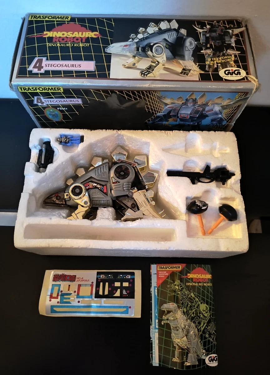 DIACLON TRANSFORMADOR DINOSAURIO ROBOT DINOROBOT STEGOSAURO STEGO GIG TAKARA