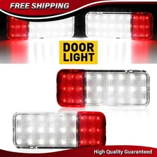 For 1997-2002 Ford Expedition 2PCS Rear Door Panel LED Courtesy Lamps Red/White