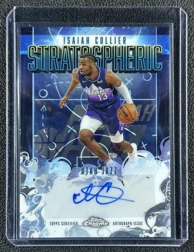 2025 Topps Chrome Isaiah Collier Refractors (RAW)