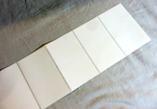 100 - 3" x 5" Blank White Sticker Labels  USA