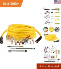 Versatile 19-Piece Air Tool Accessory Kit with 25FT Hose and Quick Connects