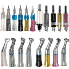 NSK Style Dental Low Speed Straight/Air Motor/Contra Angle Handpiece 2/4 Holes