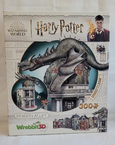 Harry Potter 300 Piece 3D Diagon Alley Collection Puzzle - Gringotts Bank