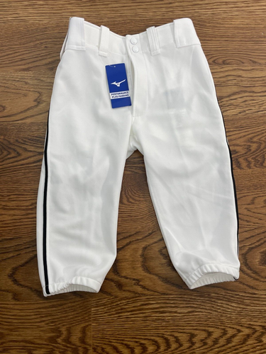 Mizuno Baseball Premier Piped Short Pant, Youth Large, White/Blue Stripe - NWT! - Afbeelding 1 van 11