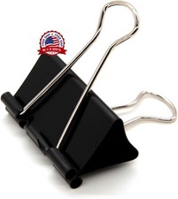 X43 Large Binder Clips 1.6-Inch Big Paper Clamps Clips