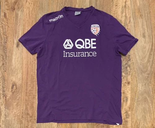 A League Perth Glory Football Club Training Shirt Macron Mens Size XXL