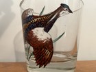 Mid Century Modern Hand Painted Game Bird Lowball Bar Glasses - Set of 3 0001 — photo 6