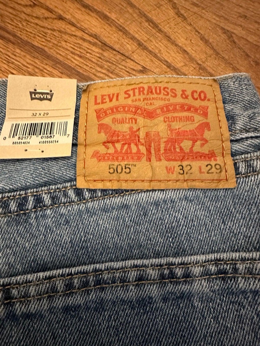 NWT Levi's jeans 505 W32 L29 | eBay
