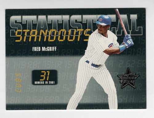 2002 Leaf Rookies and Stars Fred McGriff #SS-9 card