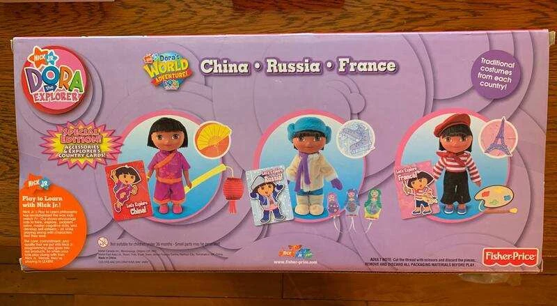 2002 Mattel Fisher Dora The Explorer Play Park Adventure Game for Ages 3  for sale online