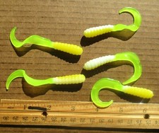 25ct ACID RAIN  3" CURLY TAIL GRUBS Bass Fishing Lures Walleye Baits Trout Spots