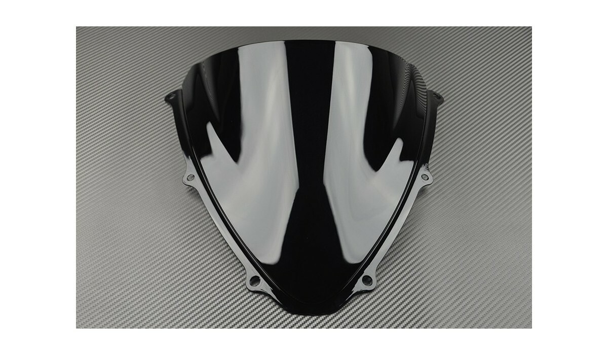 Bulle double courbure noire pour Suzuki GSXR 600 2006-2007 moto sportive