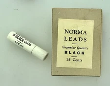 Cardboard Tube w 18 Black Norma Mechanical Pencil Leads New Stock 1 1/2” 1.1 mm