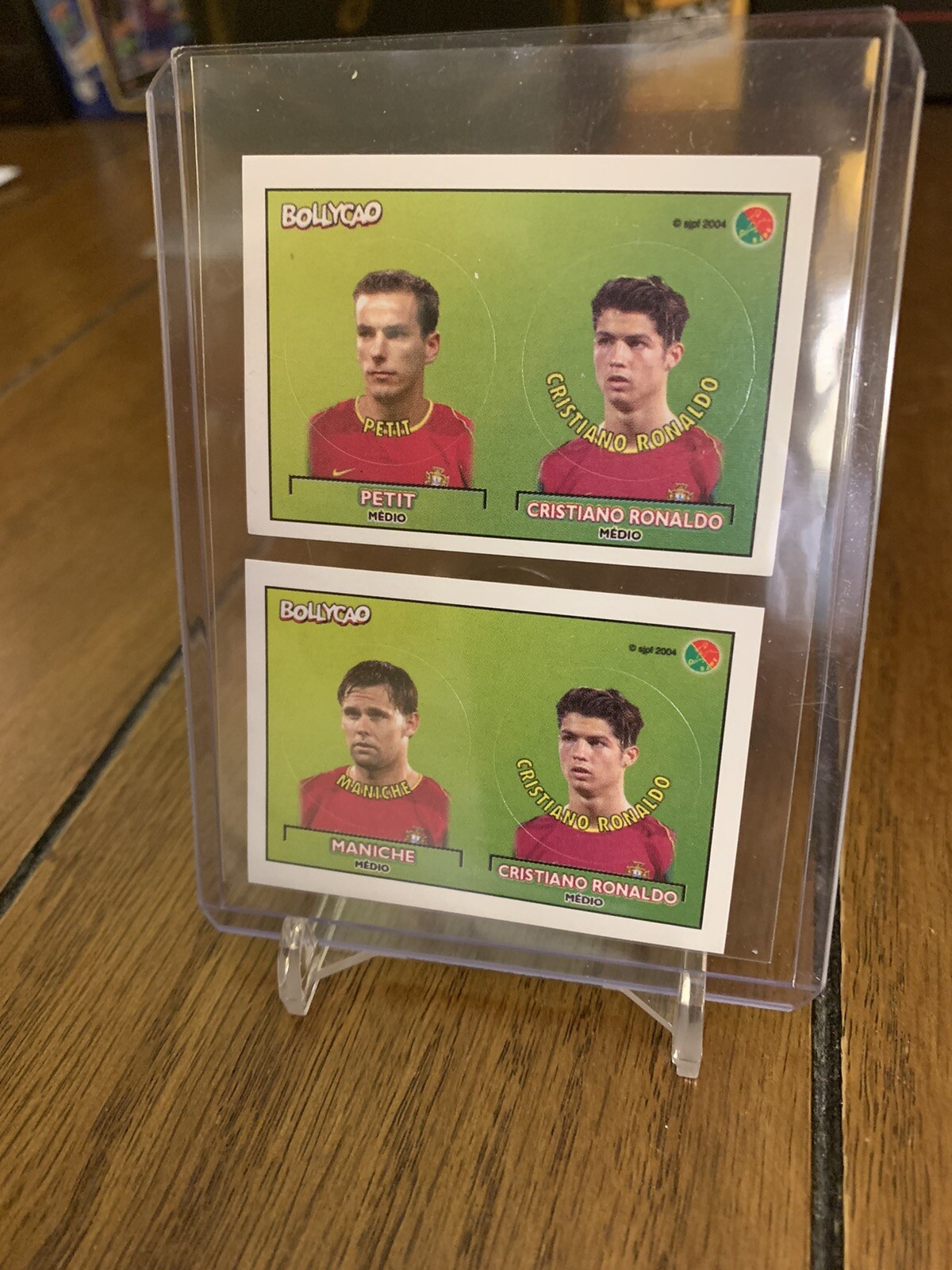2004 Cristiano Ronaldo Bollycao Rare Rookie Stickers Portugal Cr7 Sporting Man U