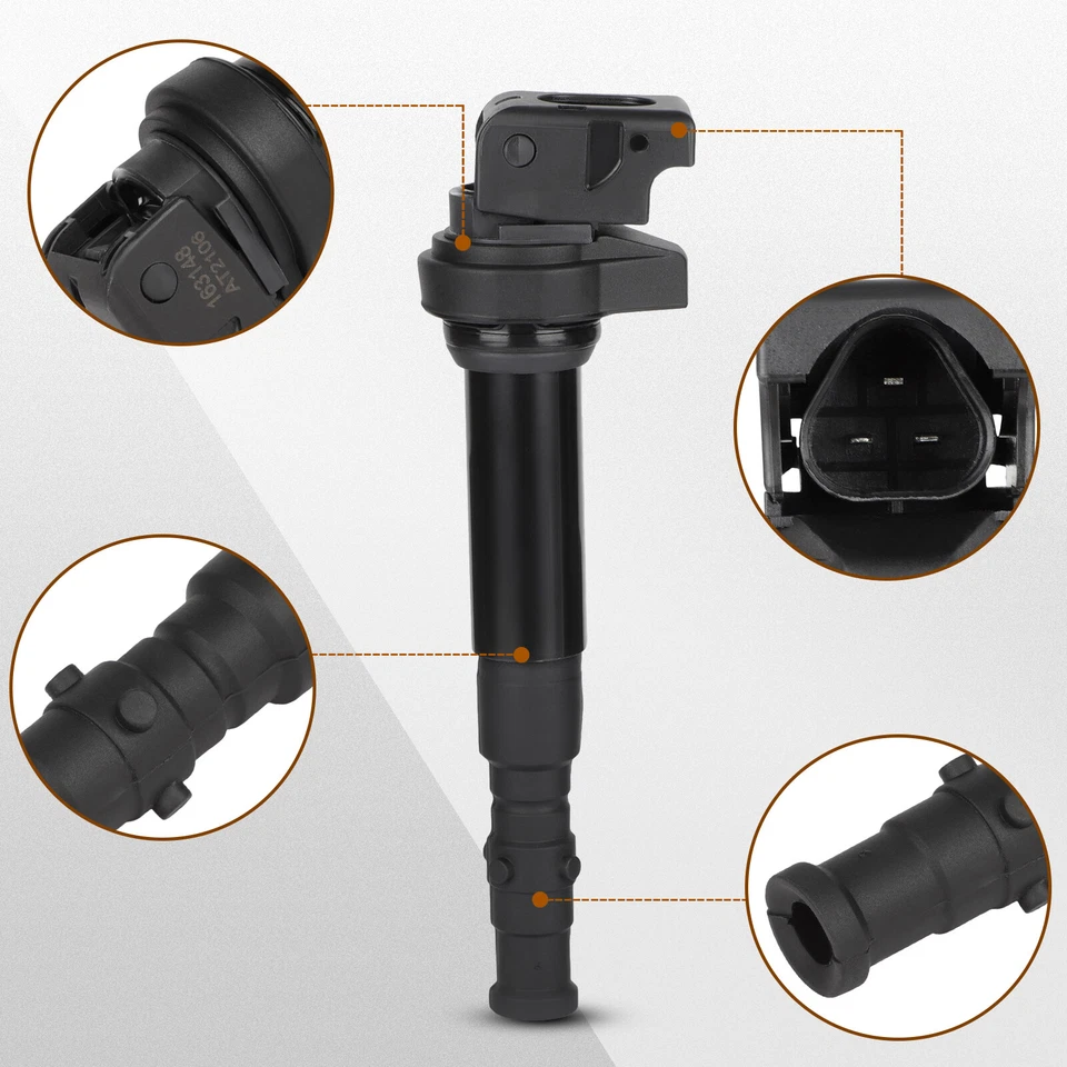 Paquete de 10 bobinas de encendido para BMW M5 M6 5,0 L 2006-2008 2009-2010 UF572 Foto 3 de 4