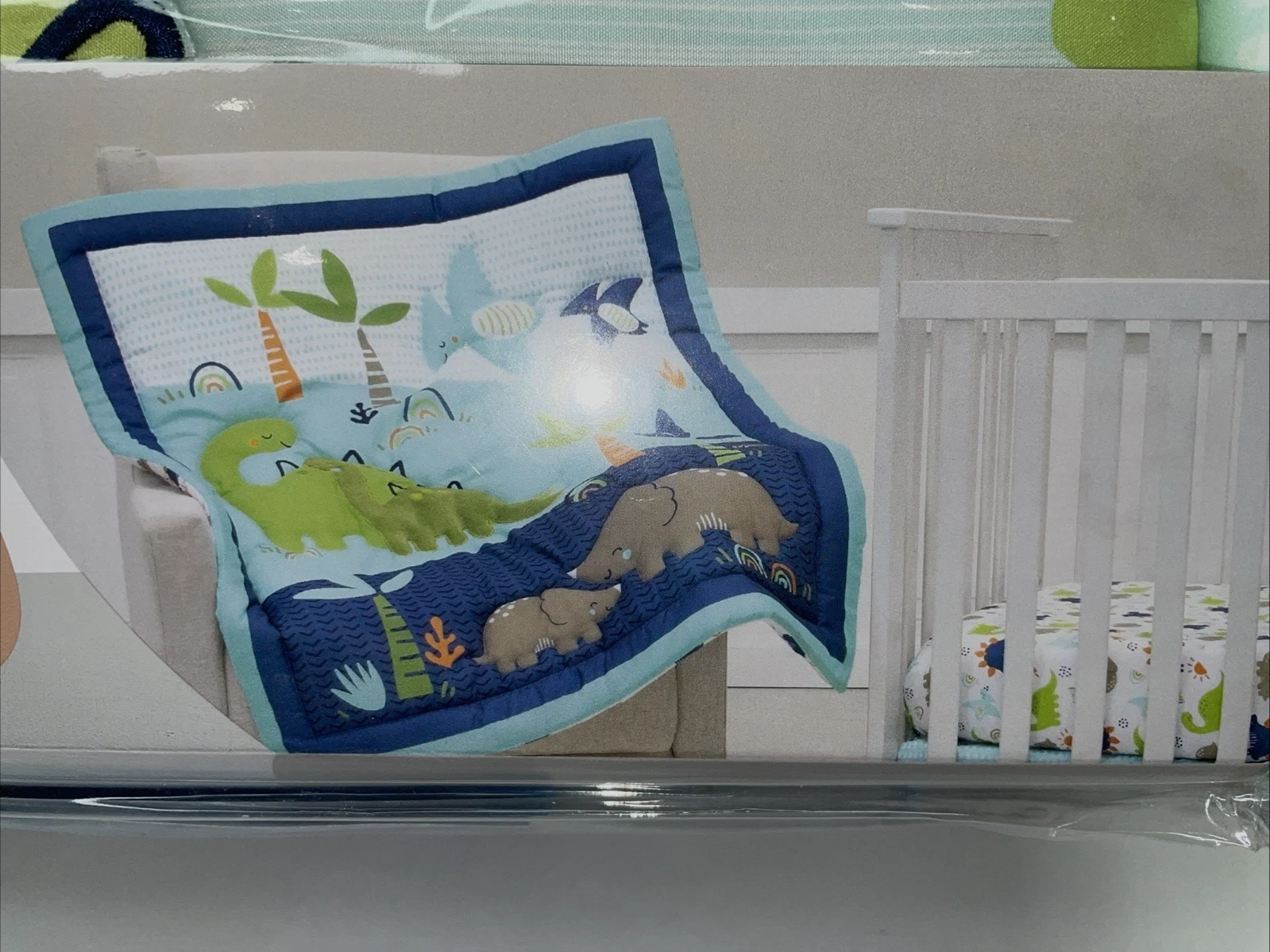 Parent's Choice Dinosaur Mini Crib Bedding Set 3-Piece Baby Bedding Set
Opens in a new window or tab