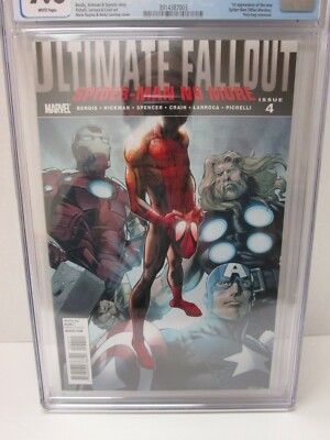 ULTIMATE FALLOUT #4 1ST PRINT 1ST SPIDER-MAN MILES MORALES CGC 9.6