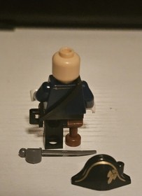 NEW Pirates of the Caribbean Hector Barbossa Pegleg Custom Lego Minifigure 4192