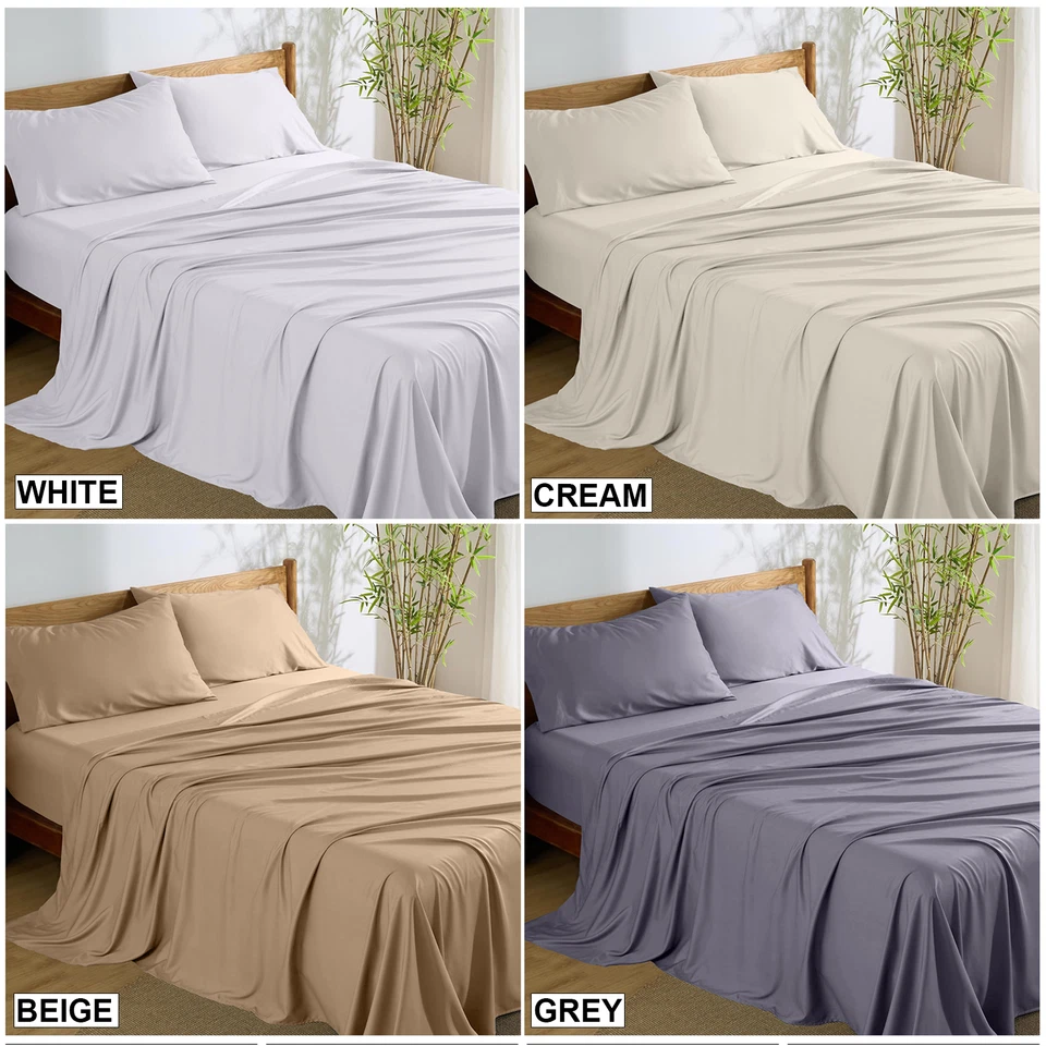 IMPERIAL ROOMS 200-TC Egypt Cotton Flat Sheet Hotel Quality Premium Bed Top Under Duvet Sheets
