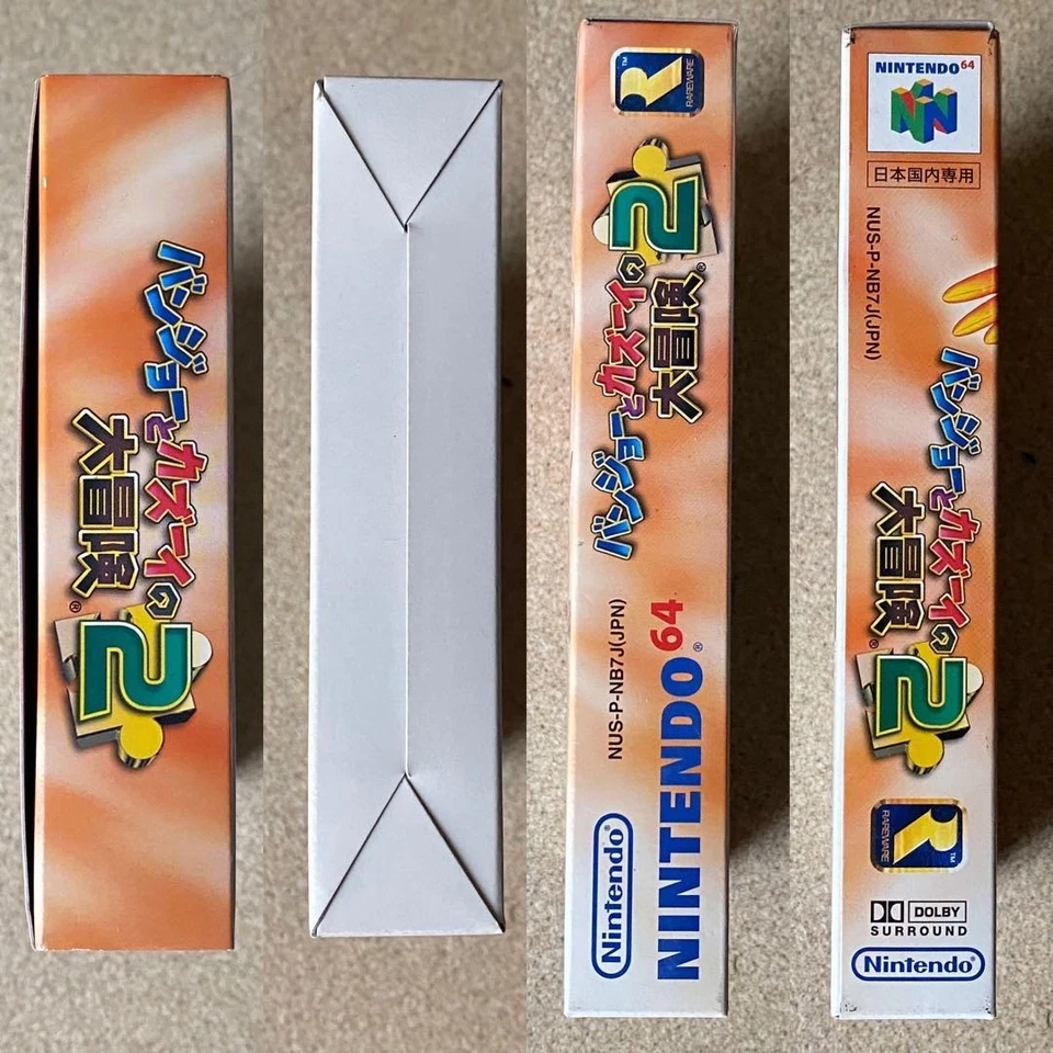 Banjo & Kazooie 2 Nintendo 64 N64 Game Unused Vintage 2000 Rare From Japan W/Box - Image 3 of 4