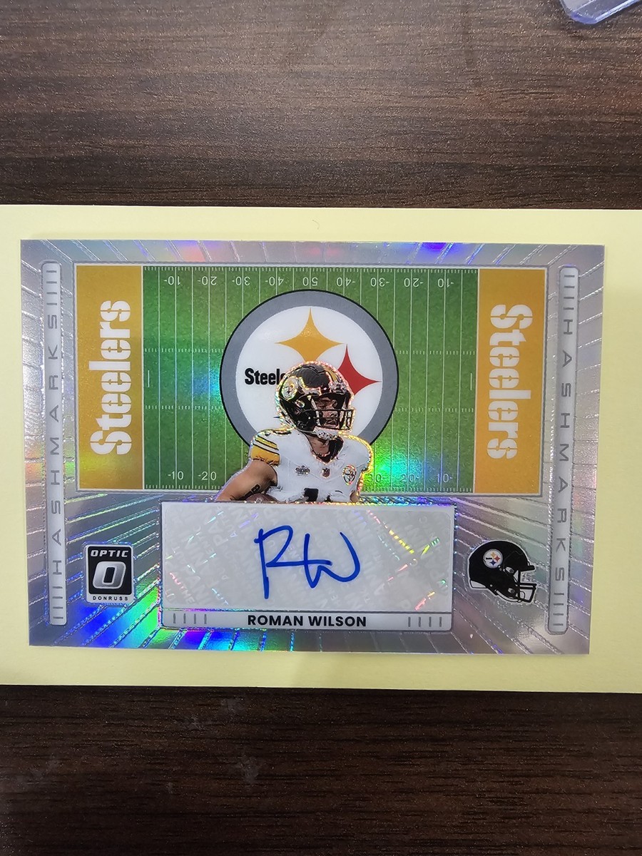 2025 Panini Donruss Optic - Roman Wilson - Hash Marks Auto - Holo