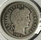 1914-P Barber Dime - (12-15)