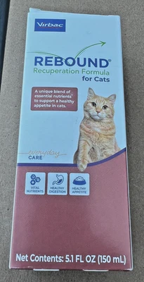 Virbac Rebound Recuperation Formula For Cats - 5.1 Oz. - Exp 11/2027 FREE SHIP