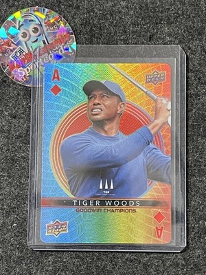 2022 Upper Deck Goodwin Champions #A  Tiger Woods Playing Cards
