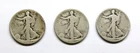1919 P D &S Walking Liberty Half Dollar Coin Lot
